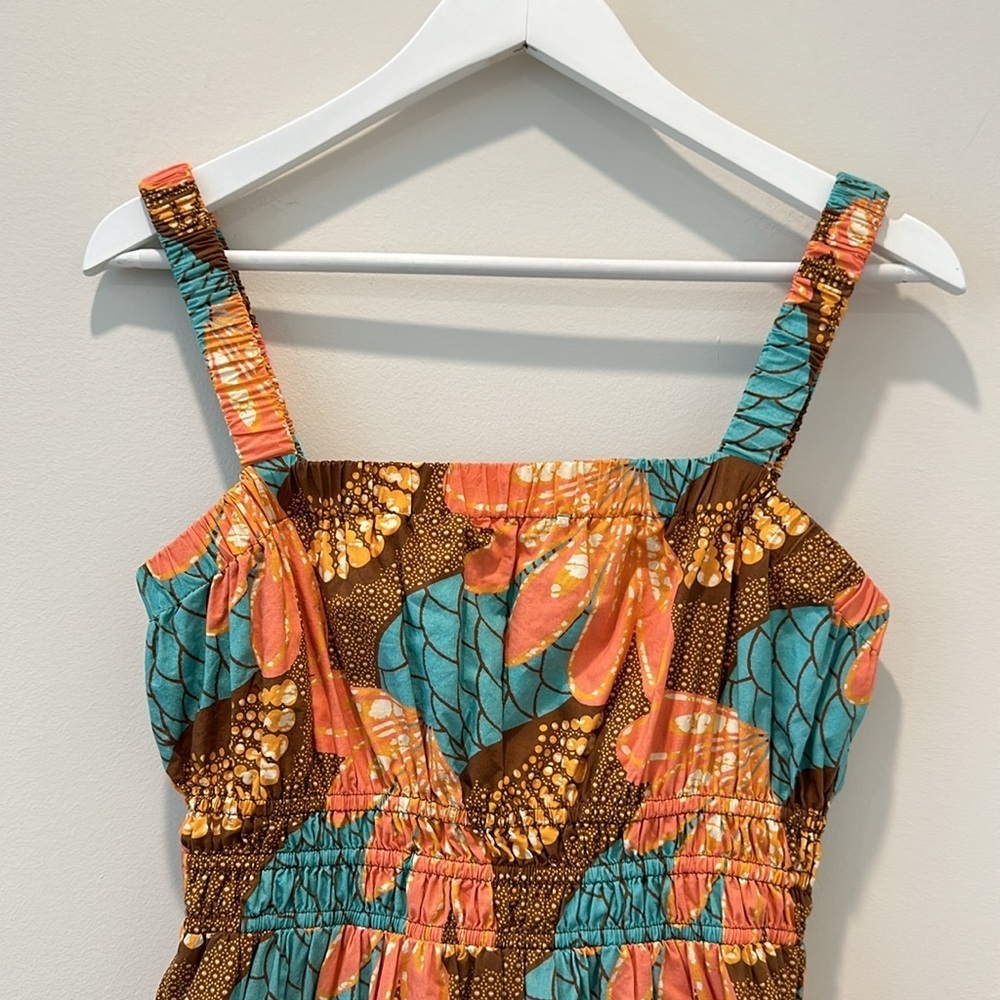 Cleobella Jolene Maxi Dress Riviera Print European Vacation Resortwear Sundress - Picture 11 of 12